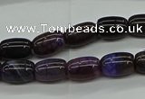 CAG9622 15.5 inches 8*12mm drum dragon veins agate beads wholesale