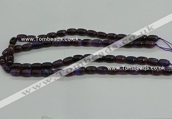 CAG9622 15.5 inches 8*12mm drum dragon veins agate beads wholesale