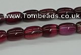 CAG9623 15.5 inches 8*12mm drum dragon veins agate beads wholesale