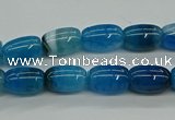 CAG9624 15.5 inches 8*12mm drum dragon veins agate beads wholesale