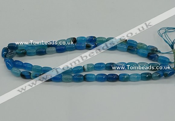 CAG9624 15.5 inches 8*12mm drum dragon veins agate beads wholesale