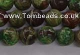 CAG9646 15.5 inches 8mm round ocean agate gemstone beads wholesale