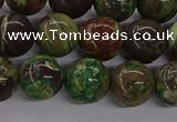 CAG9648 15.5 inches 12mm round ocean agate gemstone beads wholesale