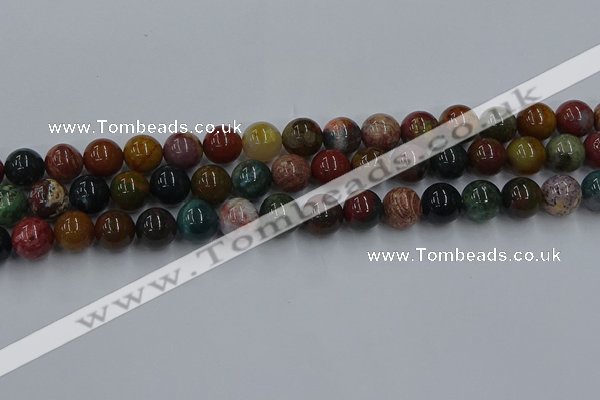 CAG9663 15.5 inches 10mm round ocean agate beads wholesale
