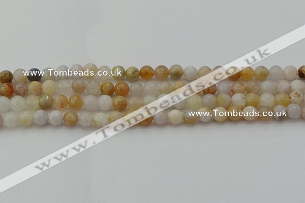 CAG9710 15.5 inches 4mm round colorful agate beads wholesale