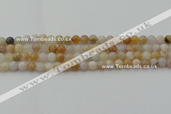 CAG9711 15.5 inches 6mm round colorful agate beads wholesale