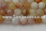 CAG9719 15.5 inches 6mm faceted round colorful agate beads wholesale