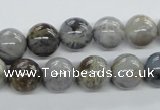 CAG973 15.5 inches 10mm round bamboo leaf agate gemstone beads