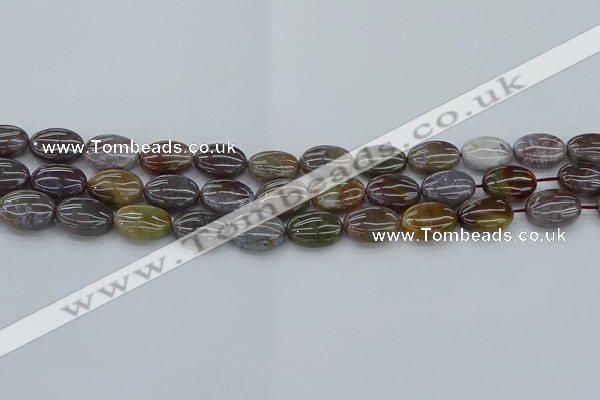 CAG9740 15.5 inches 10*14mm oval Indian agate beads wholesale