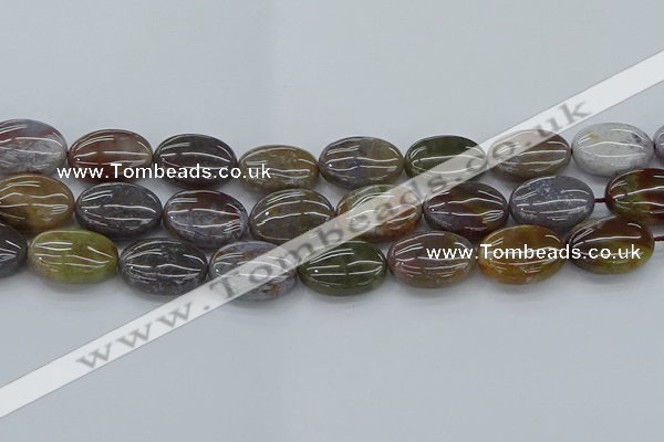 CAG9743 15.5 inches 15*20mm oval Indian agate beads wholesale