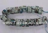 CAG9751 15.5 inches 15*28mm - 17*30mm cuboid ocean agate beads