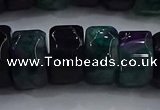 CAG9783 15.5 inches 8*16mm faceted rondelle agate gemstone beads