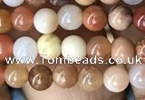 CAG9804 15.5 inches 4mm round wood agate beads wholesale