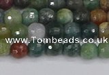 CAG9831 15.5 inches 6mm faceted round Indian agate beads