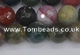 CAG9833 15.5 inches 10mm faceted round Indian agate beads