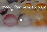 CAG9893 15.5 inches 12mm faceted round dendritic agate beads