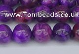 CAG9919 15.5 inches 8mm round purple crazy lace agate beads