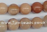 CAJ105 15.5 inches 14mm round red aventurine jade beads wholesale