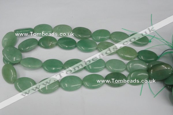 CAJ304 15.5 inches 18*25mm oval green aventurine jade beads