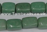 CAJ311 15.5 inches 13*18mm nugget green aventurine jade beads