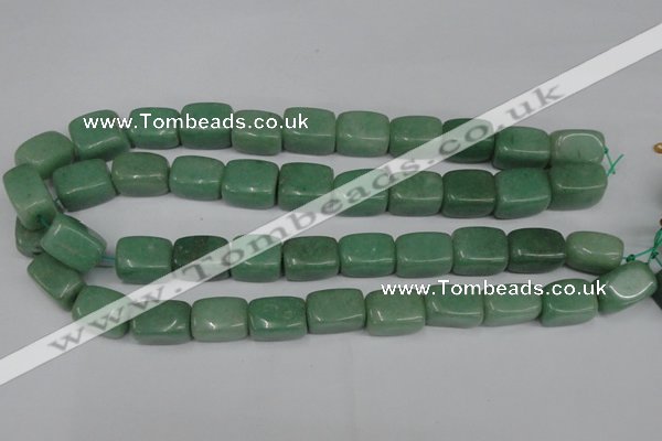 CAJ311 15.5 inches 13*18mm nugget green aventurine jade beads