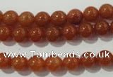 CAJ352 15.5 inches 8mm round red aventurine beads wholesale