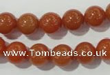 CAJ353 15.5 inches 10mm round red aventurine beads wholesale