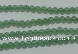 CAJ400 15.5 inches 4mm round green aventurine beads wholesale