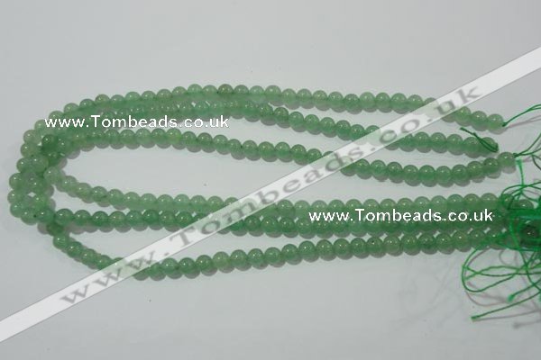 CAJ401 15.5 inches 6mm round green aventurine beads wholesale