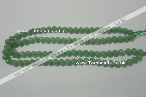 CAJ402 15.5 inches 8mm round green aventurine beads wholesale