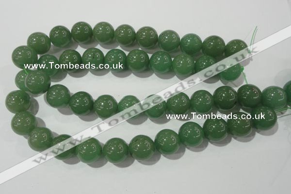 CAJ407 15.5 inches 18mm round green aventurine beads wholesale