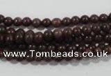 CAJ450 15.5 inches 4mm round purple aventurine beads wholesale