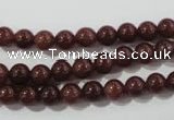 CAJ451 15.5 inches 6mm round purple aventurine beads wholesale