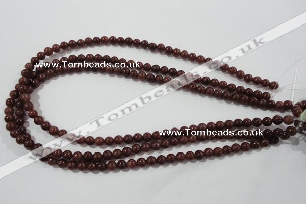 CAJ451 15.5 inches 6mm round purple aventurine beads wholesale