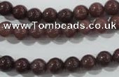 CAJ452 15.5 inches 7mm round purple aventurine beads wholesale