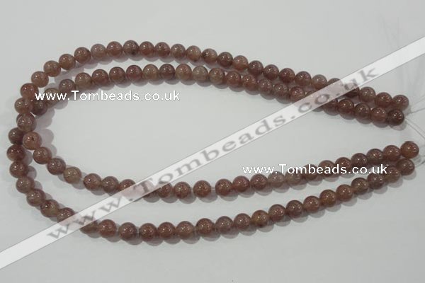 CAJ453 15.5 inches 8mm round purple aventurine beads wholesale