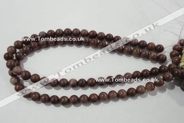 CAJ454 15.5 inches 10mm round purple aventurine beads wholesale