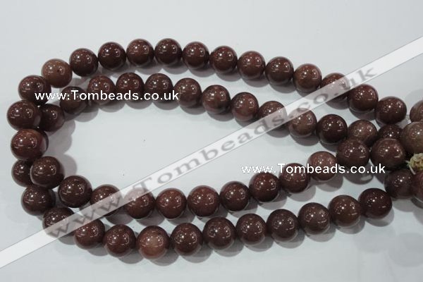 CAJ455 15.5 inches 12mm round purple aventurine beads wholesale