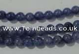 CAJ501 15.5 inches 6mm round blue aventurine beads wholesale