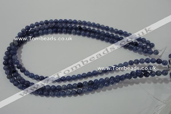 CAJ501 15.5 inches 6mm round blue aventurine beads wholesale