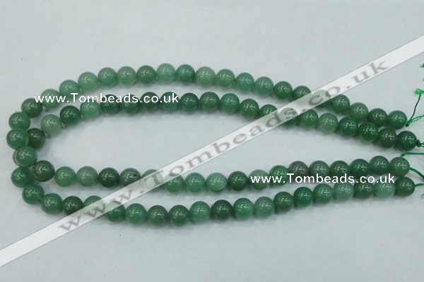 CAJ51 15.5 inches 10mm round green aventurine jade beads wholesale