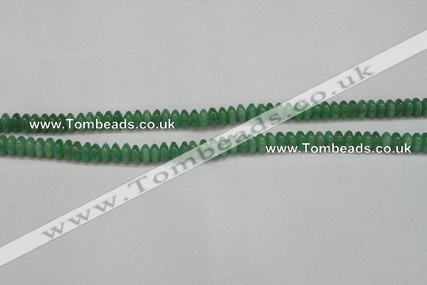 CAJ629 15.5 inches 4*8mm rondelle green aventurine beads