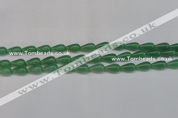 CAJ633 15.5 inches 10*18mm teardrop green aventurine beads