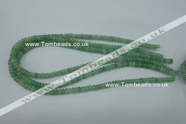 CAJ65 15.5 inches 4*6mm rondelle green aventurine beads wholesale