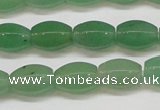 CAJ652 15.5 inches 8*12mm hexahedron green aventurine beads