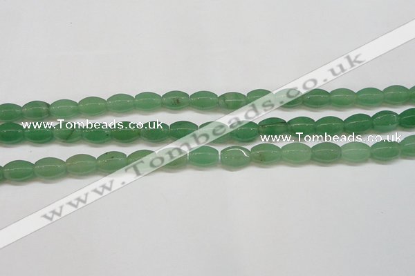 CAJ652 15.5 inches 8*12mm hexahedron green aventurine beads