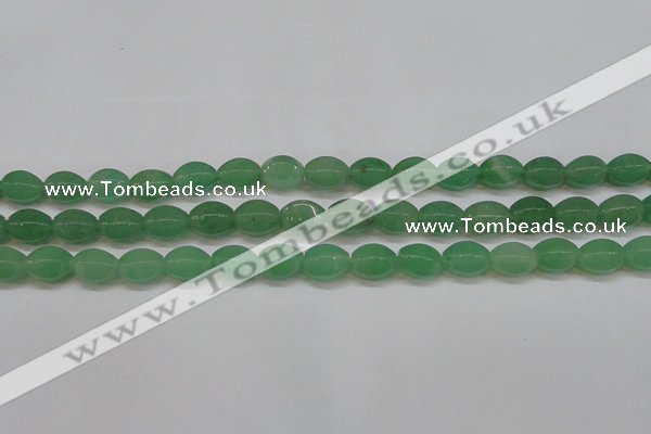 CAJ653 15.5 inches 10*14mm hexahedron green aventurine beads