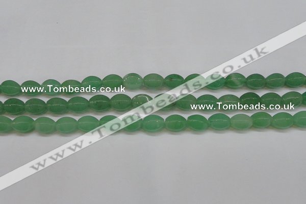 CAJ653 15.5 inches 10*14mm hexahedron green aventurine beads