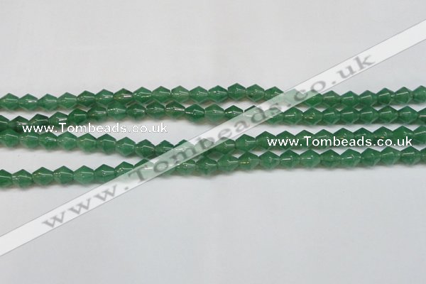 CAJ655 15.5 inches 8*8mm bicone green aventurine beads