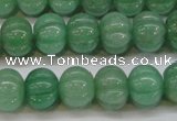 CAJ672 15.5 inches 10*13mm pumpkin green aventurine beads